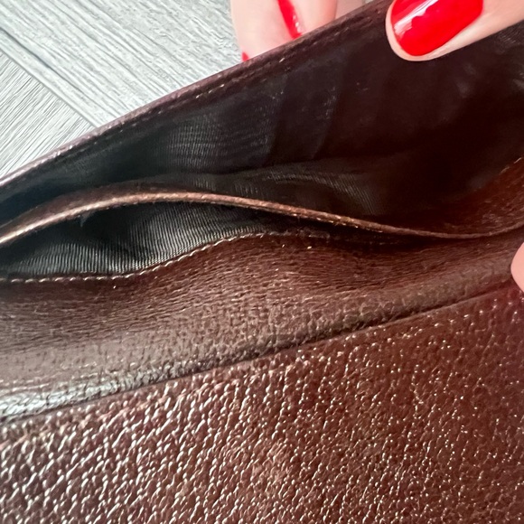 Gucci Monogram Long Canvas and Leather Wallet - Picture 7 of 11